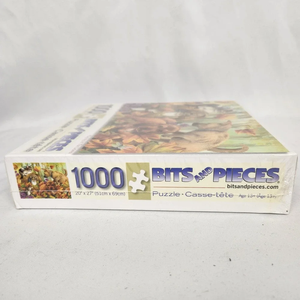 NIB Bits and Pieces 1000 Pc Puzzle Dogs Cats 